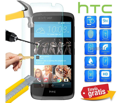 Mica Cristal Templado Htc Desire 10 Gorilla Glass 9h