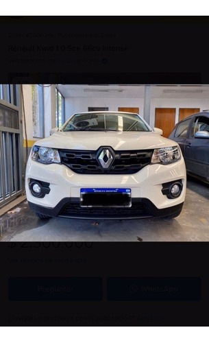 Imagen 3 de 15 de Renault Kwid 2018 1.0 Sce 66cv Intense