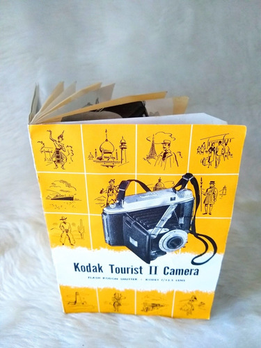 Kodak Tourist I I Camera, Instructivo Cámara Vintage Retro 