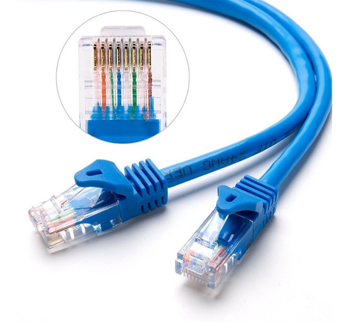 Cable De  Red Internet 15mts Categoria 5e Ck - Link