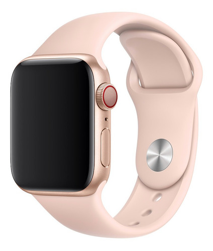 Pulseira De Silicone Para Apple Watch 38/40mm - Pink Sand