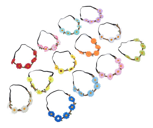 Diadema De Flores, 13 Unidades, Corona Multifuncional