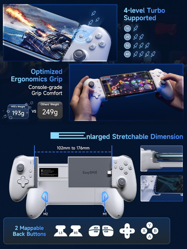 Easysmx M15 Control Celular Inalambrico Para Android Gamer