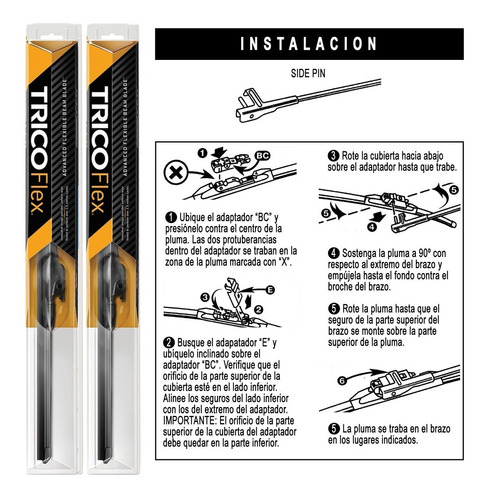 Escobillas Limpiaparabrisas Honda Civic 2017-