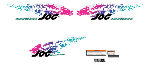 Kit Adesivos Yamaha Jog 50 Branca 1995 - 1996