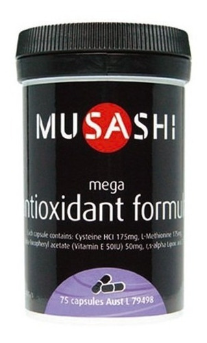 Acido Alfa Lipoico Musashi Formula Mega Antioxidante 75caps 