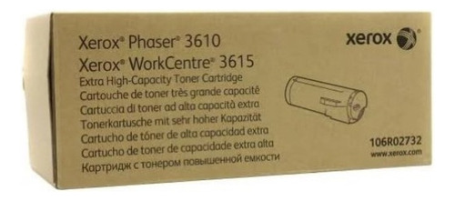 Workcentre 3610 3615 Xerox Toner Negro Original 106r02732