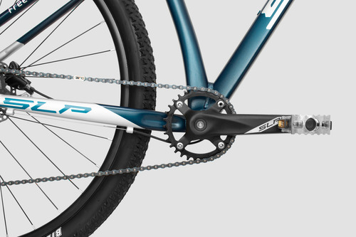 Bicicleta Mtb Slp 200 Pro R29 Frenos Disco Shimano Monoplato Celeste M