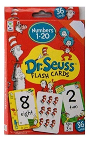 Dr. Seuss Flash Cards Números 1-20 De Dalmation Pr