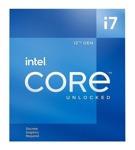 Procesador Intel I7 12th Gen. 12700kf - 3,60ghz - 12 Nucleos