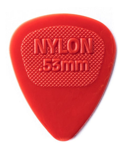 Púas Jim Dunlop Nylon Midi 443r Varios Colores Pack X 6