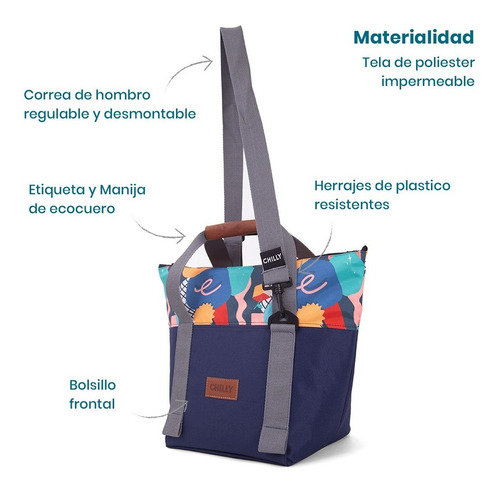 Bolso Térmico 10 Lts Diseño Aquiles Chilly