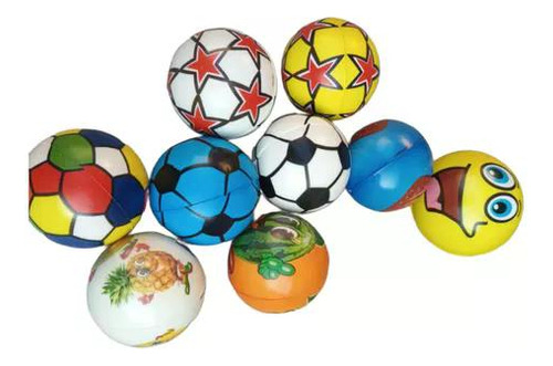 Pack De 12 Pelotas De Goma Anti Estrés Ak Sport