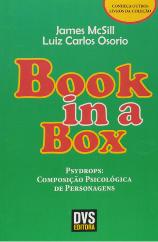 Book In A Box - Psydrops, de McSill, James. Dvs Editora Ltda, capa mole em português, 2013