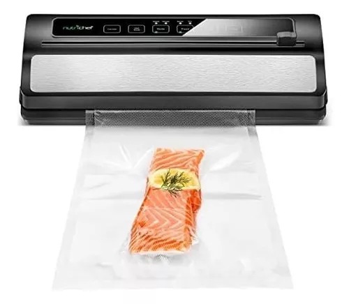 FoodSaver Máquina selladora de alimentos al vacío de mano inalámbrica para  bolsas con cremallera y contenedores de sellado al vacío frescos FS1120