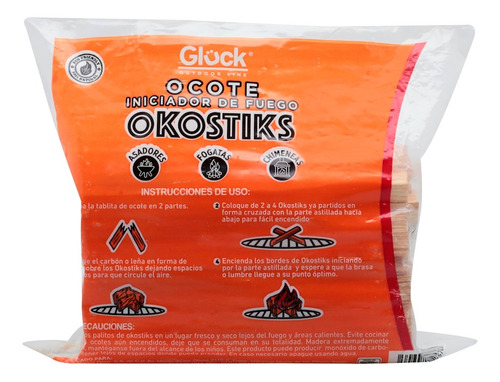Palitos De Ocote Okostiks Para Fuego 1 Kg Glück