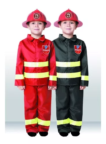 Disfraz Bombero Niño Incluye Sombrero Niños