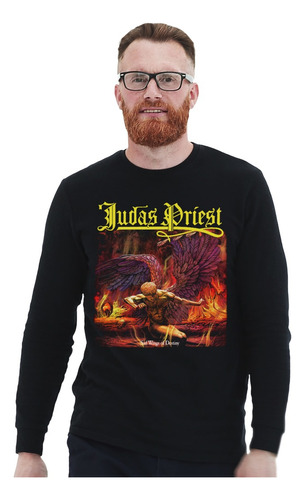 Polera Ml Judas Priest Sad Wings Of Destiny Metal Impresión