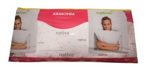 Imagen 5 de 7 de Almohada Nativa Armonía Suave Confortable Fiber 70x40