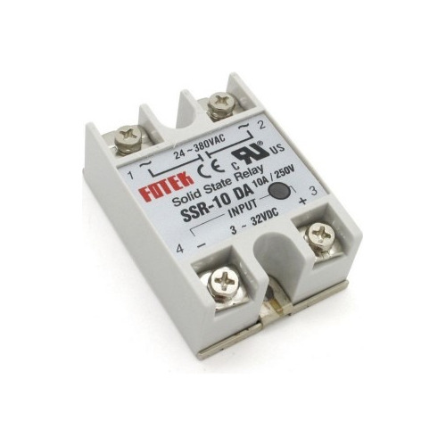 Rele De Estado Solido Ssr 10 Amp 3-32 Vcc Solid State Relay