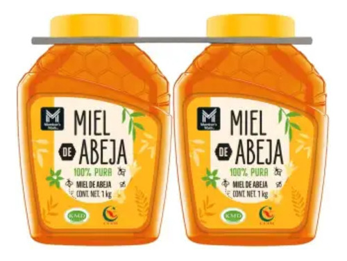 Miel De Abeja Pura 100% Rica Y Natural Liquida 2kg Pack