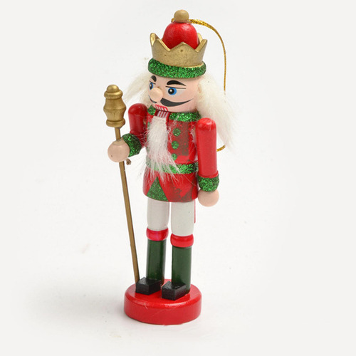 3x Estatuilla De Cascanueces De Madera Regalo Adorno