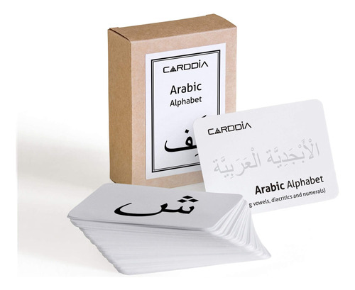 Tarjeta Flash Cards Del Alfabeto Árabe (incluyendo Signos)