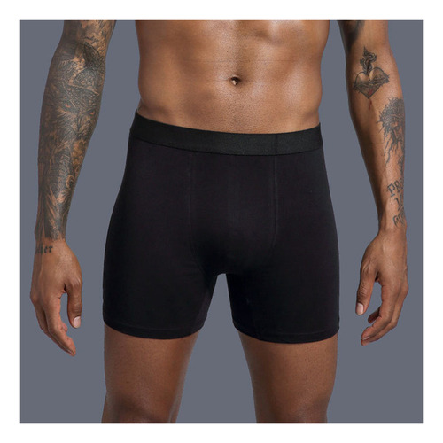 Calzoncillos Tipo Bóxer Para Hombre, De Algodón, Talla Grand