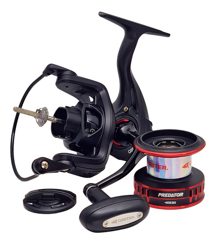 Imagen 5 de 6 de Reel Frontal Caster Predator 7806 Lance Mar Cast 6 Rulemanes