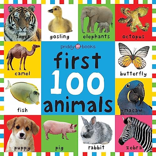 First 100 Animals (bright Baby First 100), de Various. Editorial Priddy Books, tapa dura en inglés, 2006