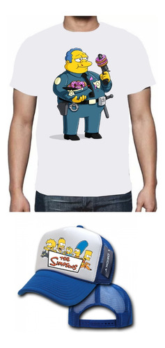 The Simpson Jefe Gorgory Combo Gorra + Camiseta