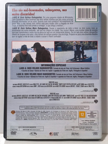Dvd Dois Velhos Rabugentos / 2 Velhos Mais Rabugentos (Usado)