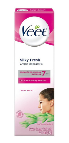 Crema Depilatoria Facial, Veet Tubo De 30 Ml