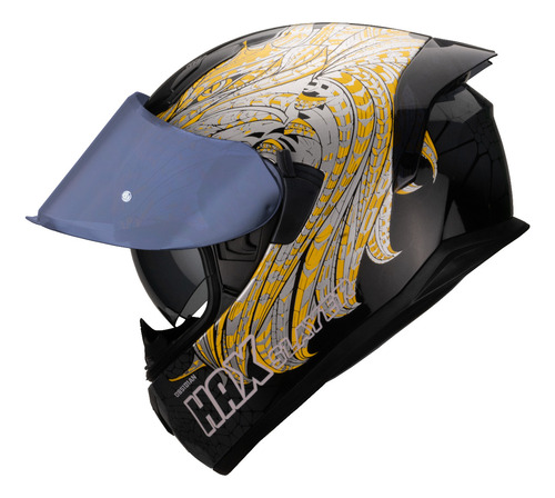 Hax Helmets. Casco Certificado Dot + Ece. Obsidian Slayer