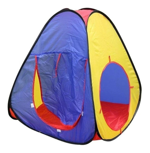 Imagen 5 de 10 de Juego 3 Piezas Infantil Túnel Cubo Y Carpa Plegable Fácil