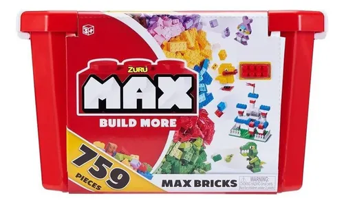 Bloques Zuru Max Build More Ladrillos X 759 Pzs Cod 8347