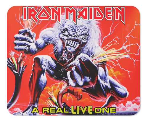 Rnm-0460a Mouse Pad Iron Maiden A Real Live One