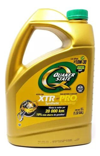 Aceite Quaker State Xtr Pro 5w20 Semisintetico 5lt