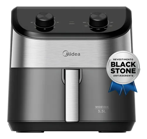 Fritadeira Air Fryer 5,5l Widemax Com Interior De Alumínio 1900w ...