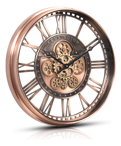 Clxeast Reloj De Pared Moderno Con Engranajes Mviles, Decora