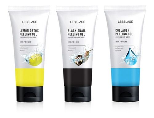  Exfoliante Limpiadora Corena De Limon_ Caracol_colageno_3pz