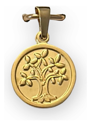 Medalla Árbol De La Vida Oro 10 K, Ideal Regalo