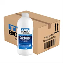 Comprar 6 Uni Cola Branca Tek Bond Para Tecidos  Pva Extra 1kg