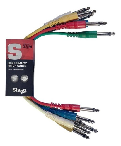 Cable Stagg Plug Plug Interpedal De 30 Cm - Spc030e