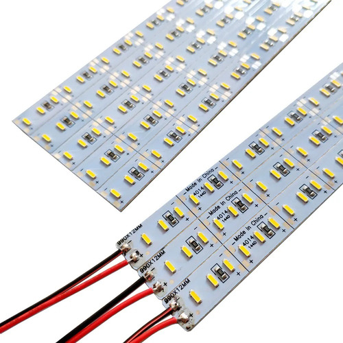 Barra Led Régua Smd 4014 12v 28w 144 Led 1mt Bco Frio - Novo