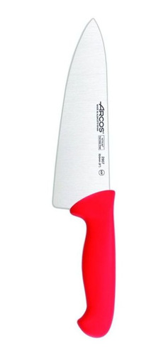 Cuchillo Arcos Cocinero 20 Cm 2900 Rojo