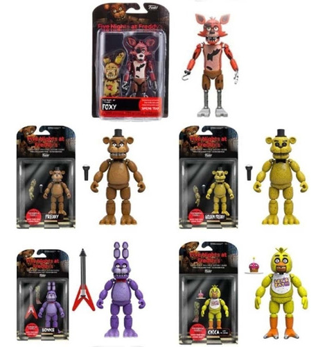 Figuras De Acción De Pvc Fnaf In Five Nights