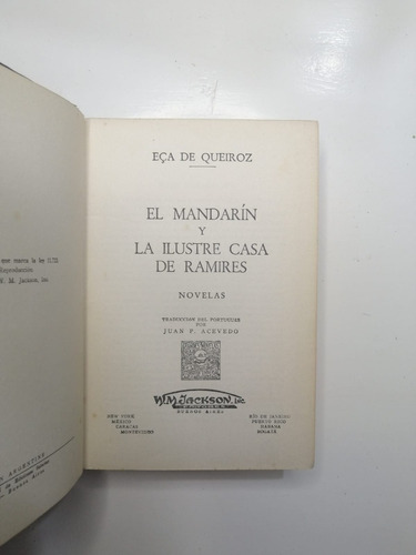 El Mandarin Y La Ilustre Casa De Ramires - Eca De Queiroz
