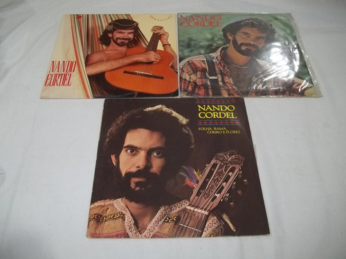 Lp Vinil - Nando Cordel - 3 Discos