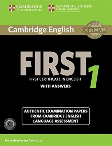 Libro: Cambridge English First 1 Revised Exam (sb+key+audio 